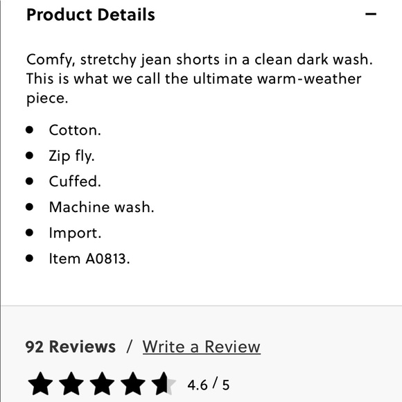 J Crew Denim Jean Shorts in Dark Von Wash - Picture 5 of 5